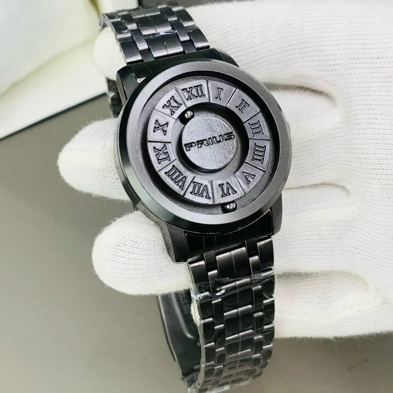 “Sabr Magnetic Watch – Luxury Touch Strap Timepiece”