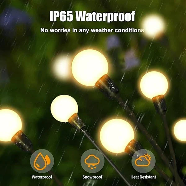 Solar Firefly Garden Lights – Waterproof Outdoor Decorative Lights