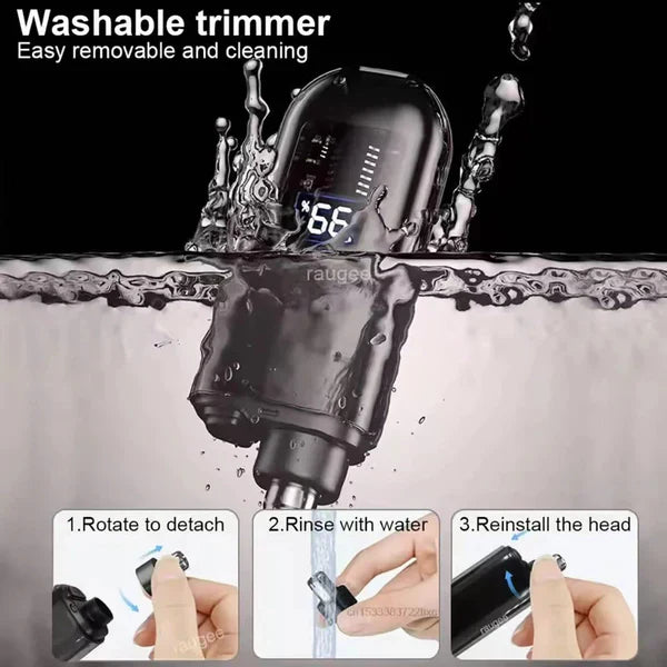Rechargeable Nose Trimmer – Safe & Easy Hair Removal